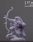 Sabertooth Tracker - Brambleheart - 3d Printed Miniature sculpted by Kraken Games Lab
