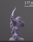 Sabertooth Tracker - Brambleheart - 3d Printed Miniature sculpted by Kraken Games Lab