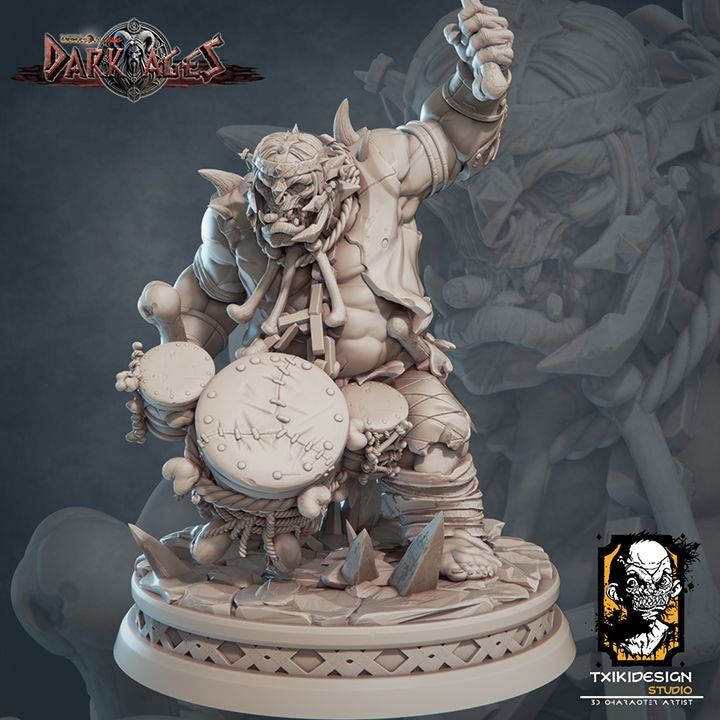 Gorr'Mazh Skybreaker - 3d Printed Miniature Sculpted by Txiki Design Studio