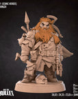 Dwarf Ranger - Iconic Heroes - 3d Printed Miniature sculpted by Bite the Bullet