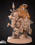 Dwarf Ranger - Iconic Heroes - 3d Printed Miniature sculpted by Bite the Bullet