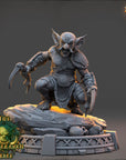 Thrizz Sharpnose - The Bonebranch Tribe (Goblins) - 3d Printed Miniature sculpted by Daybreak Miniatures