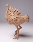 North African Ostrich Male - 3d Printed 1:24 Scale Miniature by Animal Den