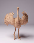North African Ostrich Male - 3d Printed 1:24 Scale Miniature by Animal Den