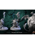 Gal'Garin the Usurper - Better the Devil You Know - 3d Printed Miniature Sculpted by White Werewolf Tavern