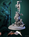 Gal'Garin the Usurper - Better the Devil You Know - 3d Printed Miniature Sculpted by White Werewolf Tavern