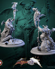 Gal'Garin the Usurper - Better the Devil You Know - 3d Printed Miniature Sculpted by White Werewolf Tavern