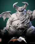 Gal'Garin the Usurper - Better the Devil You Know - 3d Printed Miniature Sculpted by White Werewolf Tavern