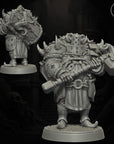 Goat Knight - Army of Chaos Dwarfs- 3d Printed Miniature Sculpted by Monolith Arts