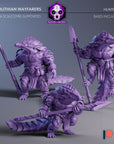 Pholithian Hunters - 3d Printed Miniature Sculpted by Blackcrest Miniatures