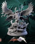 Cassiel, Heaven's Sentinel - Better the Devil You Know - 3d Printed Miniature Sculpted by White Werewolf Tavern