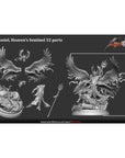 Cassiel, Heaven's Sentinel - Better the Devil You Know - 3d Printed Miniature Sculpted by White Werewolf Tavern