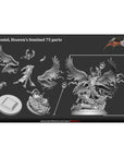 Cassiel, Heaven's Sentinel - Better the Devil You Know - 3d Printed Miniature Sculpted by White Werewolf Tavern
