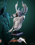 Cassiel, Heaven's Sentinel Bust - Better the Devil You Know - 3d Printed Miniature Sculpted by White Werewolf Tavern