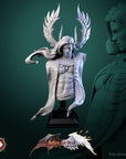 Cassiel, Heaven's Sentinel Bust - Better the Devil You Know - 3d Printed Miniature Sculpted by White Werewolf Tavern
