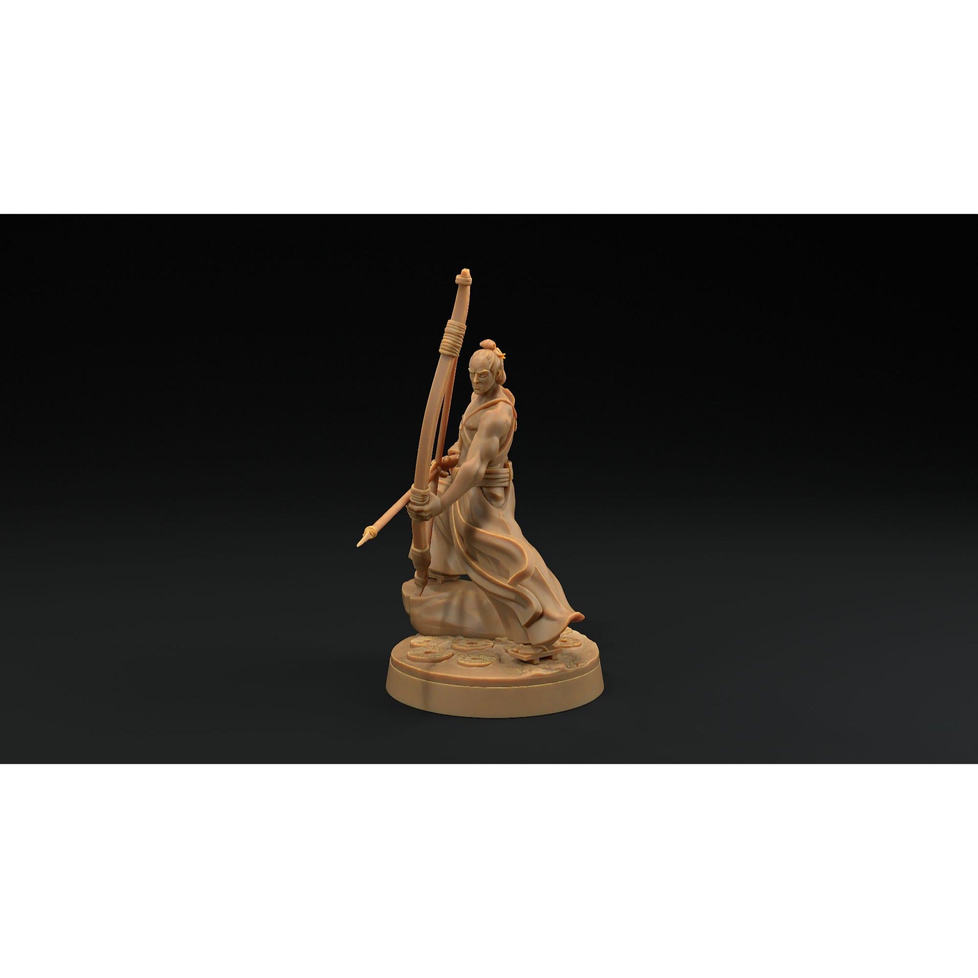 Archers - Chosen of the Kami - 3d Printed Miniature by Dragon Trappers Lodge