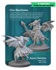 Eira Blacktalon, Raven Sorceress - Brambleheart - 3d Printed Miniature by sculpted by Kraken Games Lab