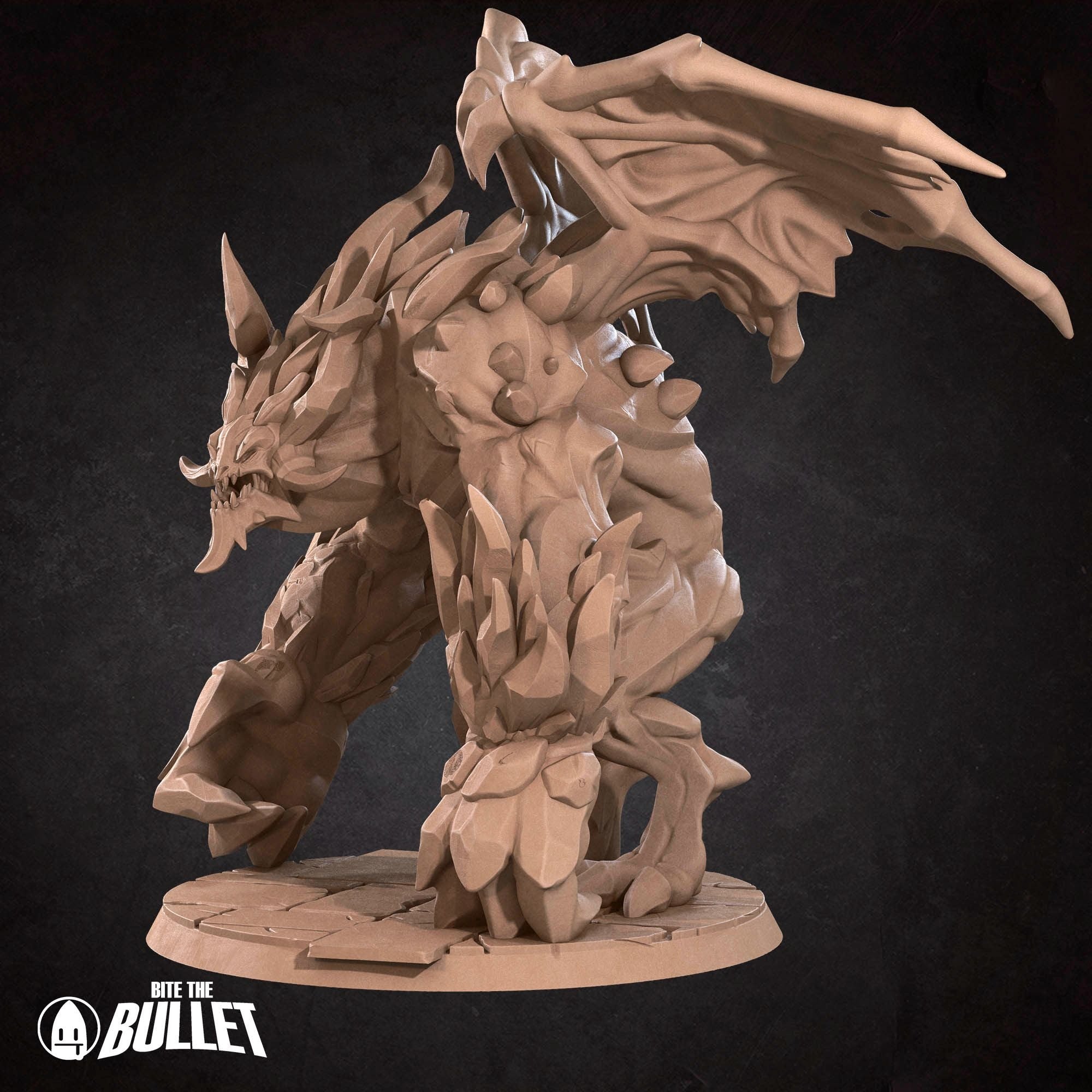 Gargoyle - Iconic Monsters - 3d Printed Miniature sculpted by Bite the Bullet
