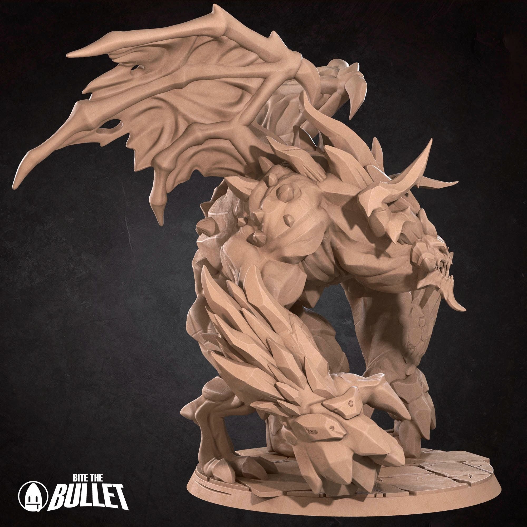 Gargoyle - Iconic Monsters - 3d Printed Miniature sculpted by Bite the Bullet