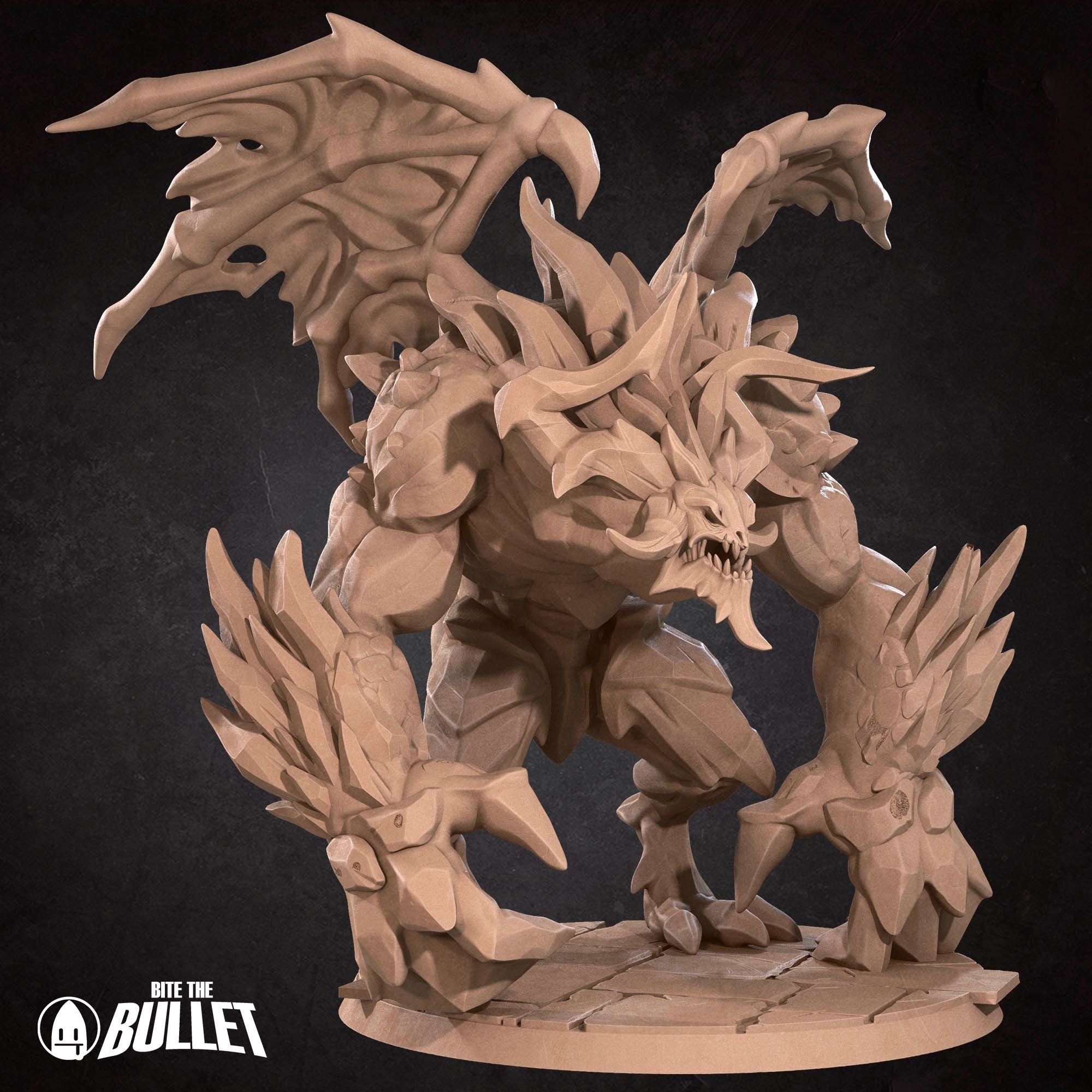 Gargoyle - Iconic Monsters - 3d Printed Miniature sculpted by Bite the Bullet