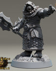 King Dawntredder - Kings of Karmaaz (Lionfolk) - 3d Printed Miniature sculpted by Daybreak Miniatures