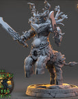 Ritter Teryn Eldershade - Walkers of Ferro Forest (Woodfolk) - 3d Printed Miniature sculpted by Daybreak Miniatures