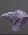 Kreak the Flightless Bust - 3d Printed Miniature Sculpted by The Witchguild