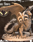 Chaos Chimera - Army of Chaos Beasts - 3d Printed Miniature Sculpted by Monolith Arts