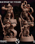 Astrar (Sky Dwarf) Wizard -  3d Printed Miniature Sculpted by Sordane Publishing