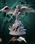 Lysandra the Bifurcated Seraph - Better the Devil You Know - 3d Printed Miniature Sculpted by White Werewolf Tavern