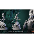 Lysandra the Bifurcated Seraph - Better the Devil You Know - 3d Printed Miniature Sculpted by White Werewolf Tavern