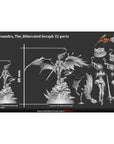 Lysandra the Bifurcated Seraph - Better the Devil You Know - 3d Printed Miniature Sculpted by White Werewolf Tavern