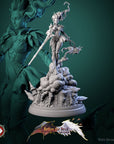Lysandra the Bifurcated Seraph - Better the Devil You Know - 3d Printed Miniature Sculpted by White Werewolf Tavern