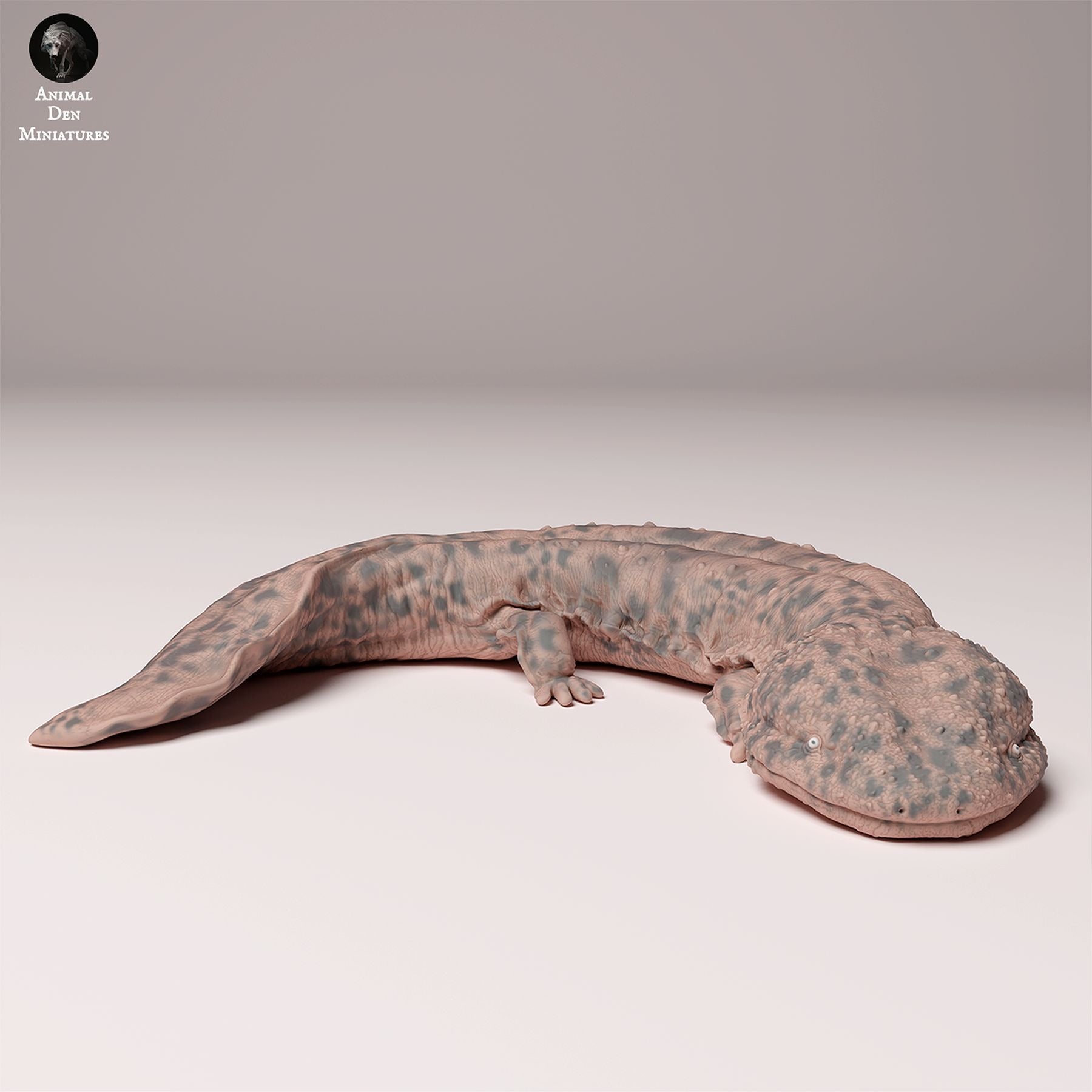 Japanese Salamander - 3d Printed 1:8 Scale Miniature by Animal Den