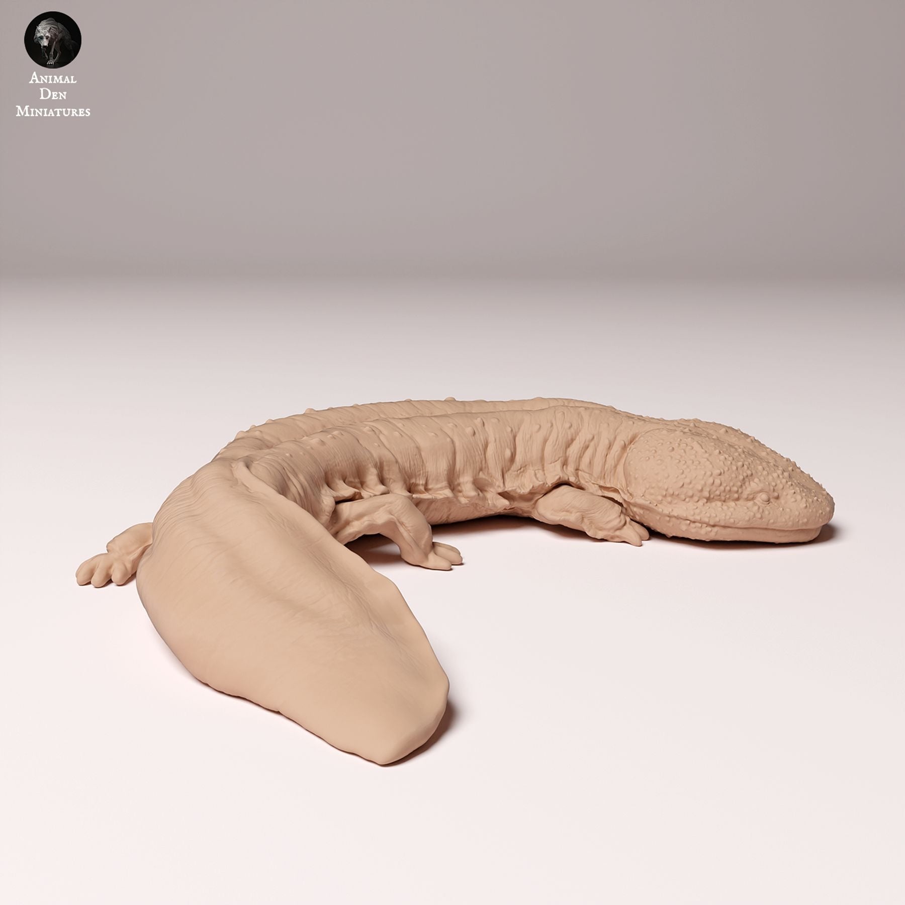 Japanese Salamander - 3d Printed 1:8 Scale Miniature by Animal Den