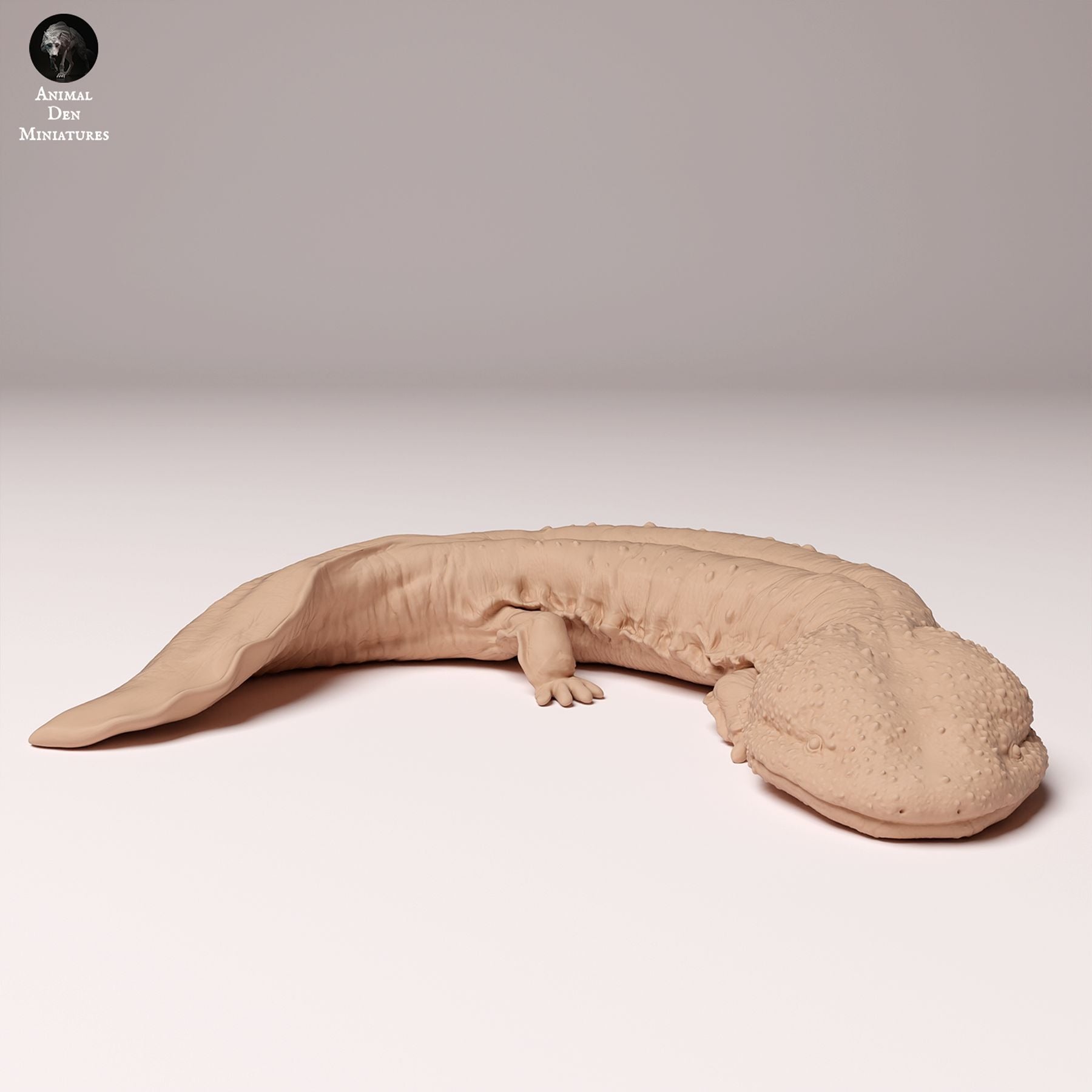 Japanese Salamander - 3d Printed 1:8 Scale Miniature by Animal Den
