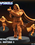 Democracy Troopers Hell Righteous - 3d Printed Miniature Sculpted by Papsikels Miniatures