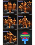 Democracy Troopers Hell Righteous - 3d Printed Miniature Sculpted by Papsikels Miniatures