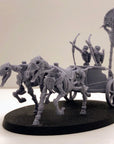 Skeleton Chariots (100pc Modular Kit) - Pharoah's Legacy: Undead Army - 3d Printed Miniature by Crab Miniatures