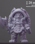 The Survivor - Curious Critters of Whimsy Isle - 3d Printed Miniature Sculpted by Velrock Art Miniatures
