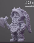 The Survivor - Curious Critters of Whimsy Isle - 3d Printed Miniature Sculpted by Velrock Art Miniatures
