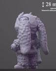 The Survivor - Curious Critters of Whimsy Isle - 3d Printed Miniature Sculpted by Velrock Art Miniatures