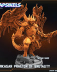 Barkasar, Praetor of Brutality - 3d Printed Miniature Sculpted by Papsikels Miniatures