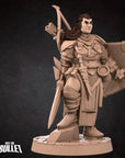 Human Fighter - Iconic Heroes - 3d Printed Miniature sculpted by Bite the Bullet