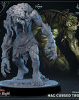 Hag-Cursed Trolls - Snow Blight - 3d Printed Miniature Sculpted by Mammoth Factory