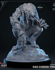 Hag-Cursed Trolls - Snow Blight - 3d Printed Miniature Sculpted by Mammoth Factory