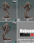 Deep Hive Mindeater Jellyfish 2.0 - 3d Printed Miniature by OshounaMinis