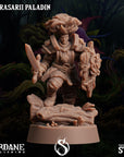 Florasarii (Flowerfolk) Paladin - 3d Printed Miniature Sculpted by Sordane Publishing