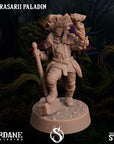 Florasarii (Flowerfolk) Paladin - 3d Printed Miniature Sculpted by Sordane Publishing