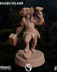Florasarii (Flowerfolk) Paladin - 3d Printed Miniature Sculpted by Sordane Publishing